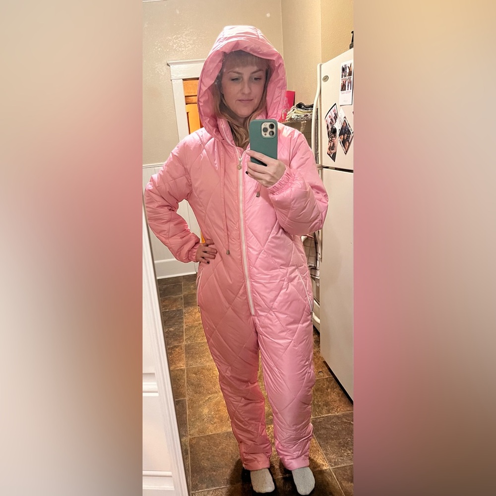 CUSTOM Pink Super Cute Snowsuit, L-XL
